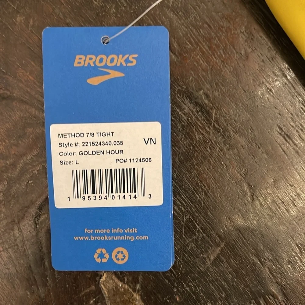NWT Brooks Women Method 7/8 Tight - Picture 4 of 6